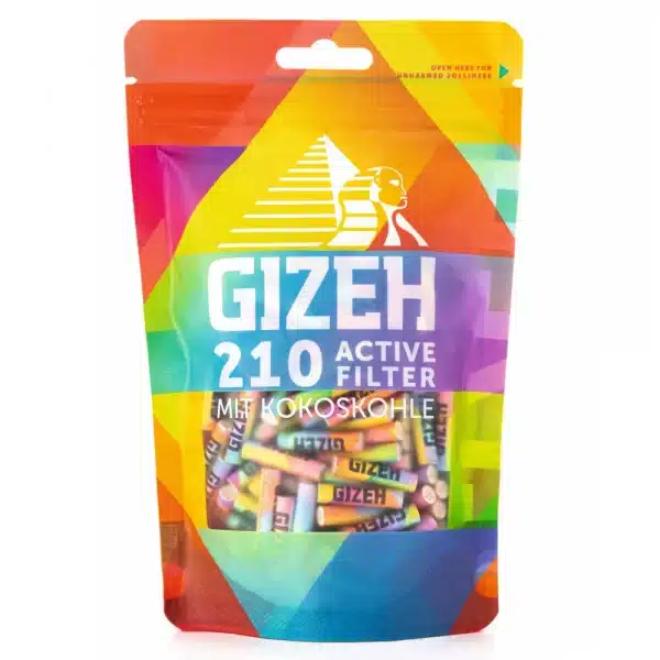 GIZEH Active Filter 6mm 210er Rainbow