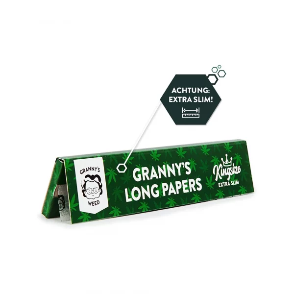 Granny's King Size Long Paper Extra Slim – Bild 2