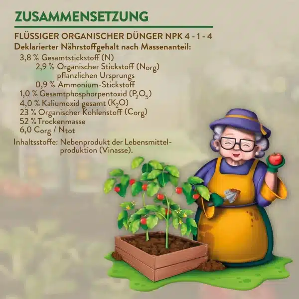 GRANNY’S WORLD® Organischer Grow BIO-Dünger – Bild 4