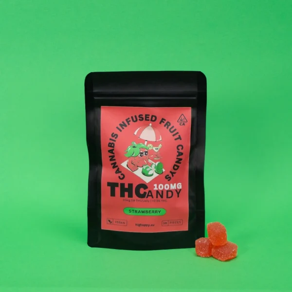 THCandy | Strawberry 100mg | Cannabis Infused Gummies