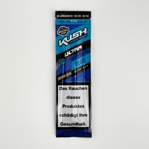 Kush Herbal Hemp Wraps Ultra - Blue