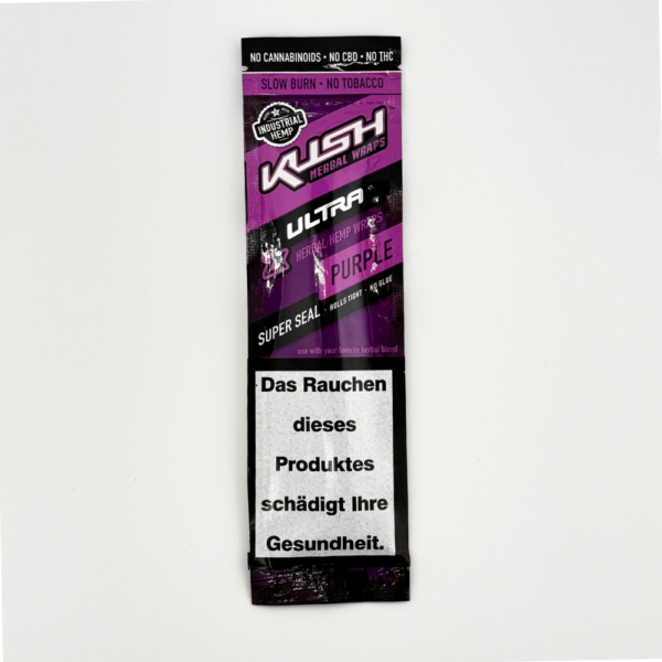 Kush Herbal Hemp Wraps Ultra - Purple