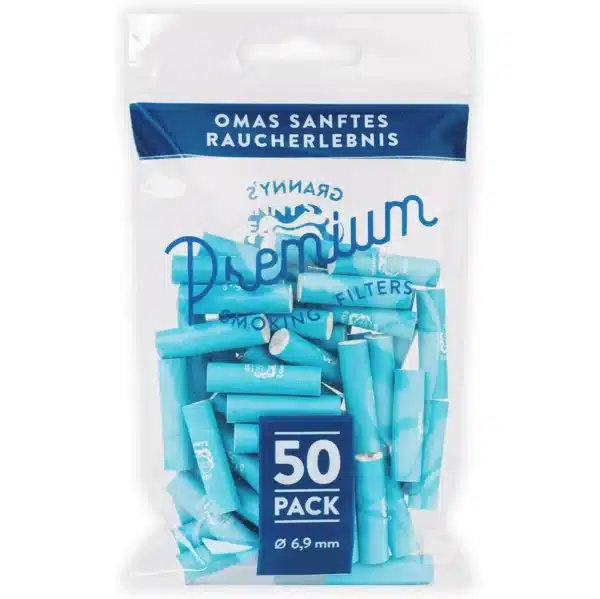 Granny's Aktivkohlefilter Blue 50 Pack 6,9mm