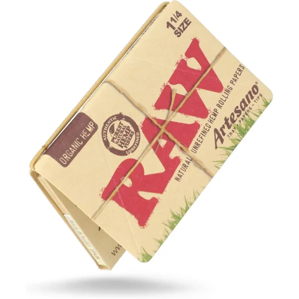 RAW Artesano Organic Hemp 1¼ Papers+Tips+Tray