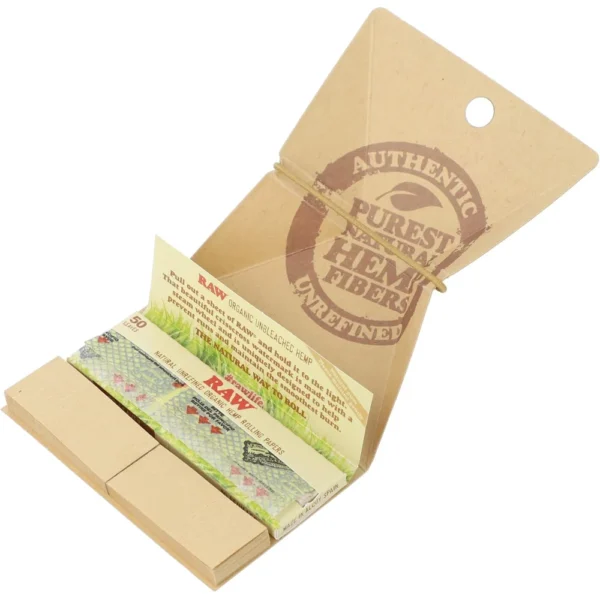 RAW Artesano Organic Hemp 1¼ Papers+Tips+Tray – Bild 2