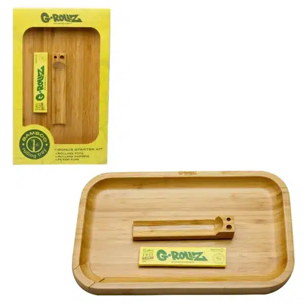 Bamboo Rolling Tray + Starter Kit 28x17 – Bild 3