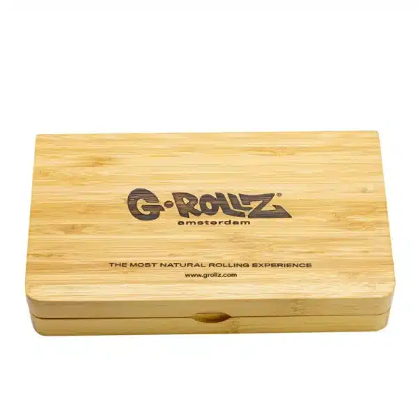 2-Part Bamboo Rolling Tray + Starter Kit 22x25 – Bild 3