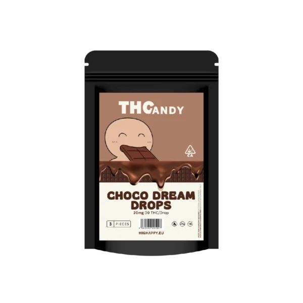 THCandy | Choco Dream Drops | 3x20mg D9 THC