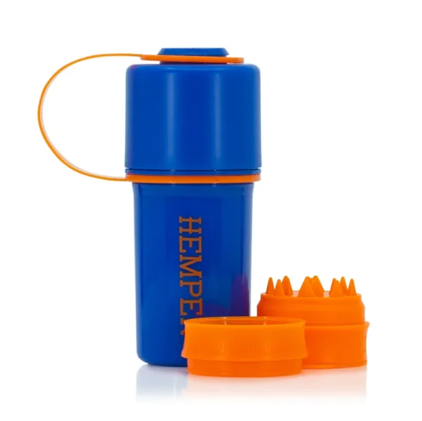 Hemper The Keeper 3-in-1 Grinder Storage Container Blau/Orange