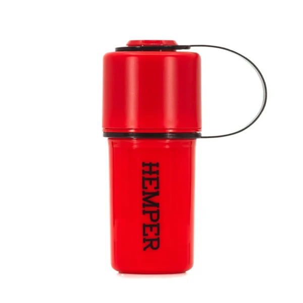 Hemper The Keeper 3-in-1 Grinder Storage Container Rot/Schwarz – Bild 2