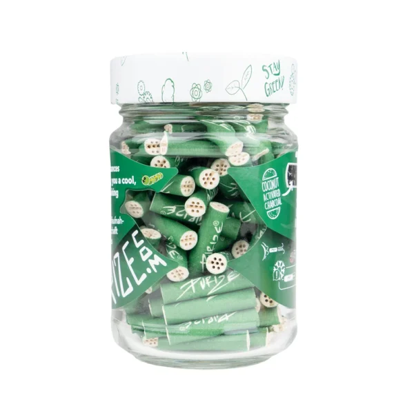 Purize Aktivkohlefilter 6mm Green 100 Stück + Upcycling Glas – Bild 2