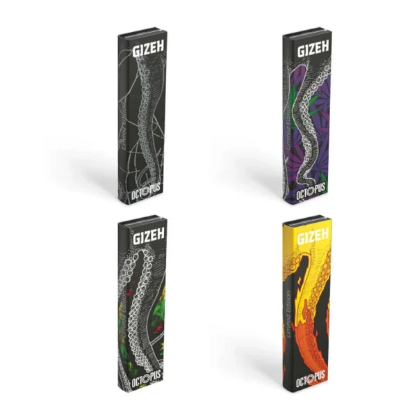 GIZEH King Size Slim + Tips Octopus Limited Edition