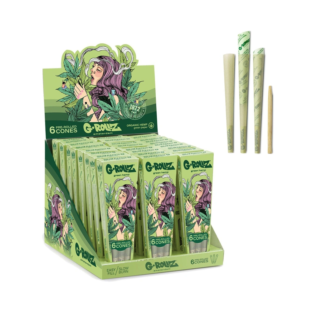 G-Rollz Colossal Dream 6 Pre-Rolled 1¼ Cones Green Hemp online kaufen.webp