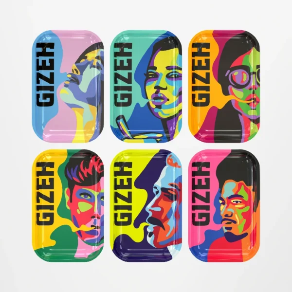 Gizeh Faces Rolling Tray M Multi online kaufen.webp
