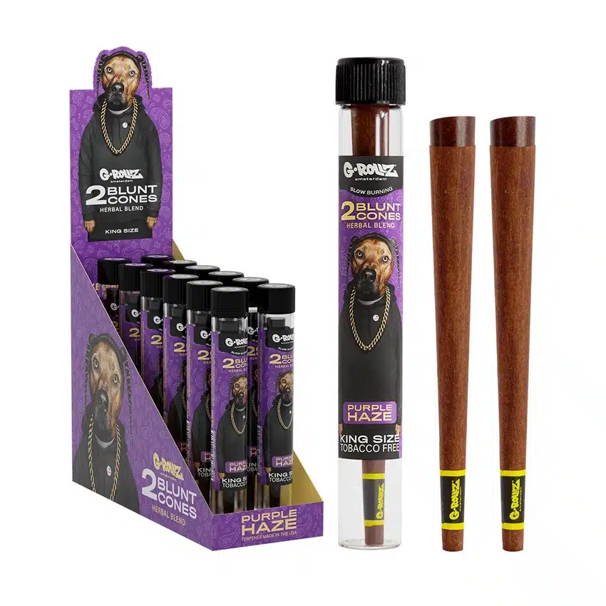 grollz-thedog-terpene-infused-herbal-blunt-cones-purple-haze-online.webp
