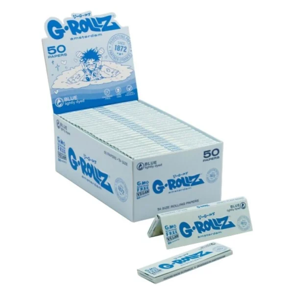 G-Rollz  Amsterdam Lightly Dyed Blue 1¼ Papers_1.webp