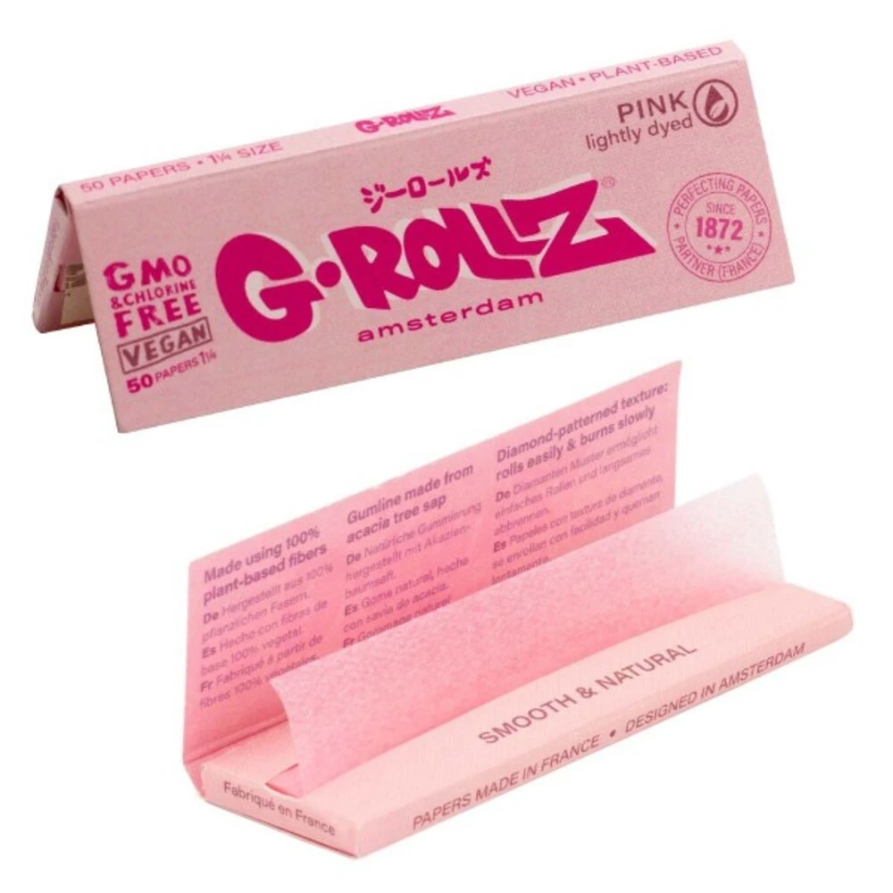 G-Rollz  Amsterdam Lightly Dyed Pink 1¼ Papers_3.webp